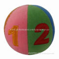 Development toys for children, with numbers in ball, EN 71 certified